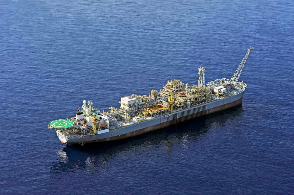 Repaired: the Montara Venture floating production, storage and offloading vessel.