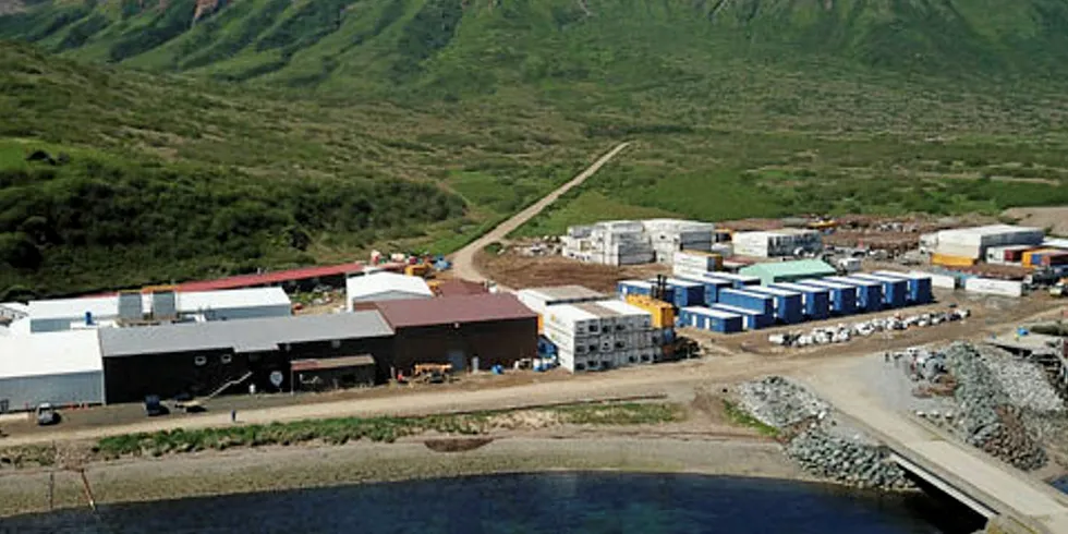 Trident Seafoods' False Pass salmon processing facility is at the center of an ongoing lawsuit with APICDA.