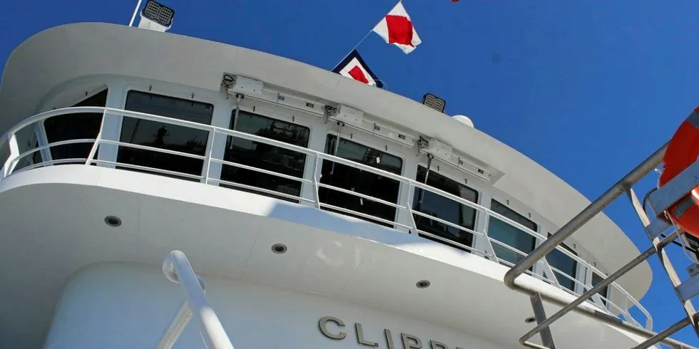 Ready to go: The Clipperton was delivered to owners Sweden based B-C Pelagic in May.