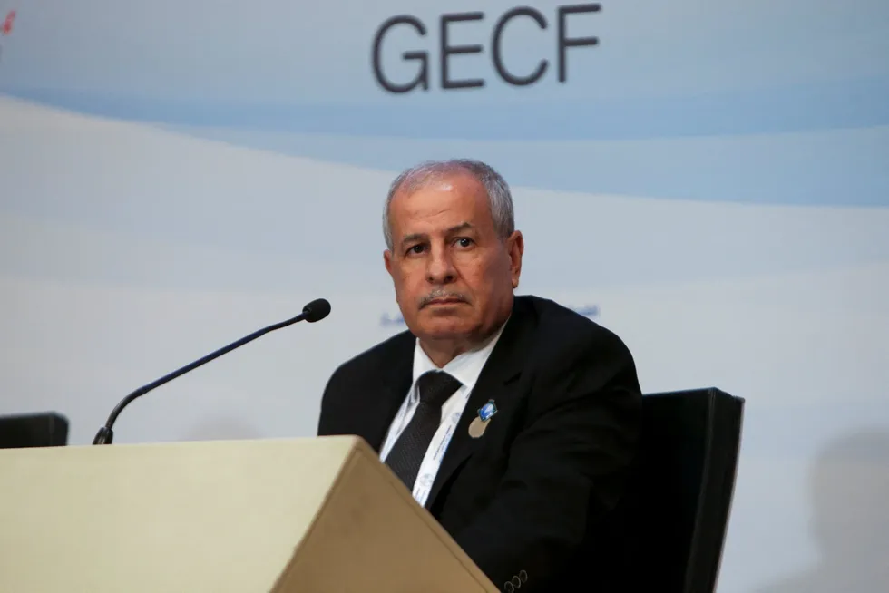 Sonatrach chief executive Rachid Hachichi.