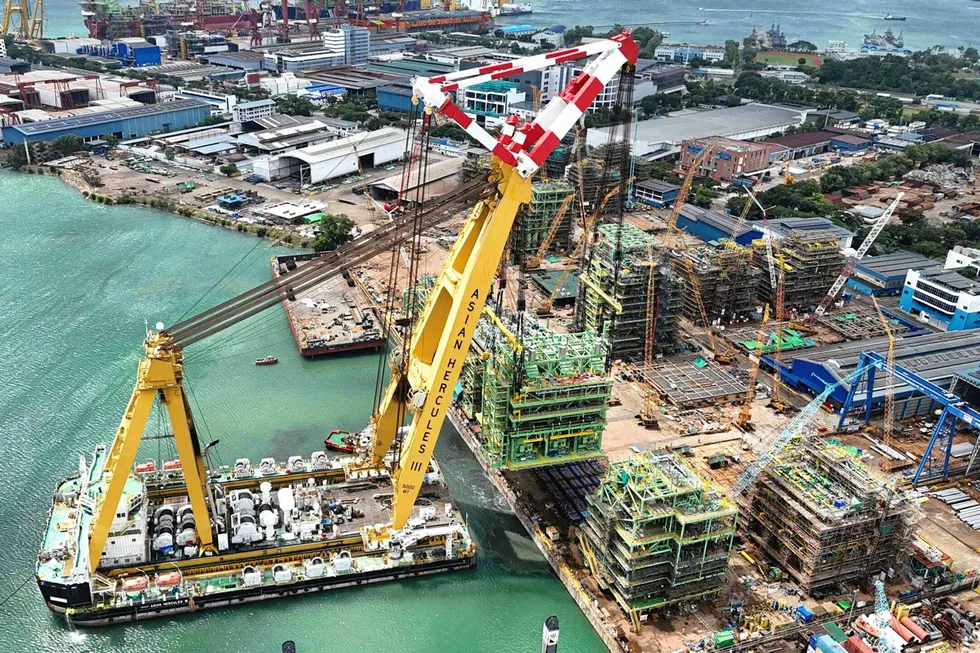 Singapore's Dyna-Mac specialises in fabricating topsides modules.