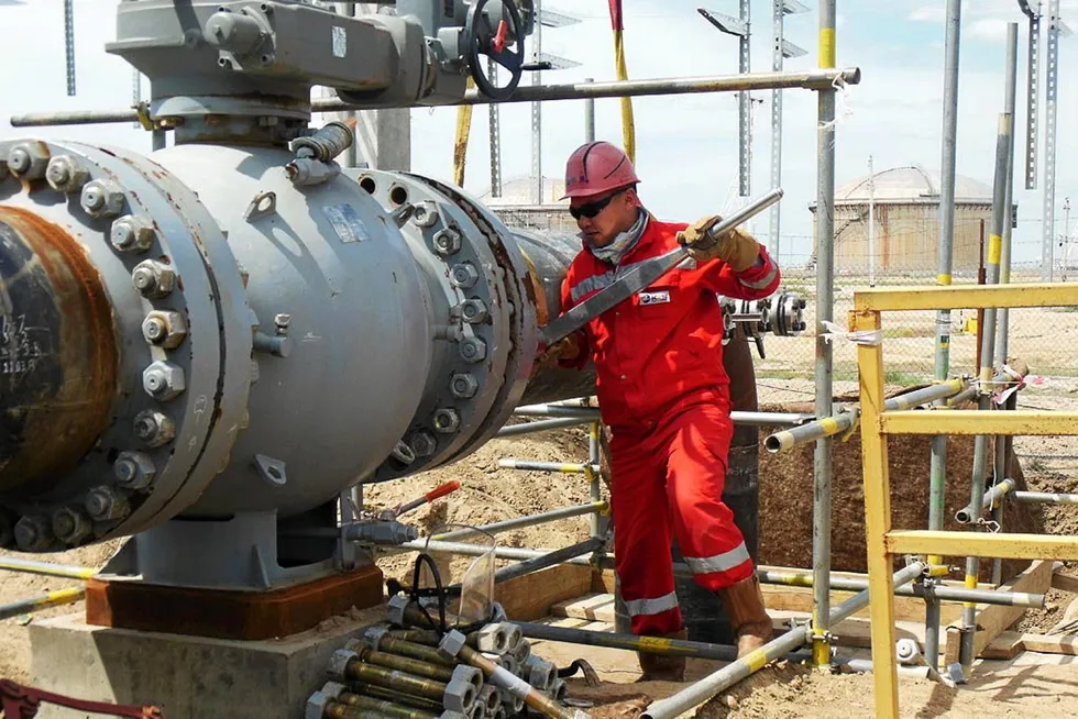 Wrong direction: Upgrades at a pumping station operated by Caspian Pipeline Consortium