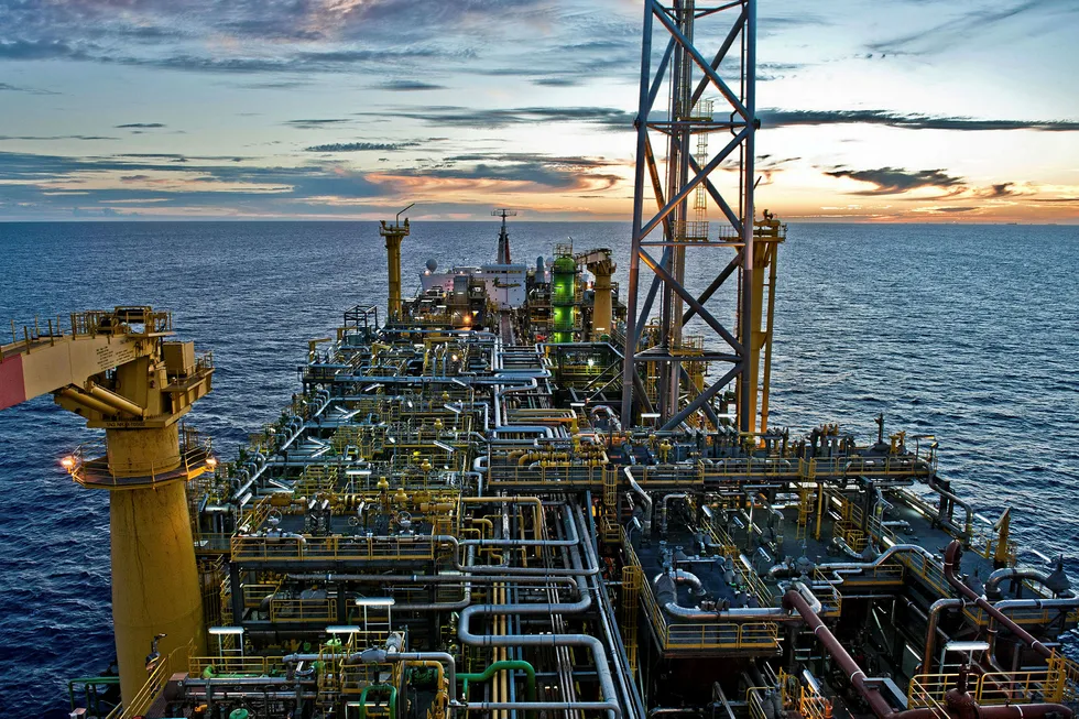 Central role: the Espirito Santo FPSO