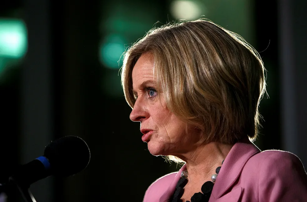 Alberta Premier: Rachel Notley announces a cut in oil production