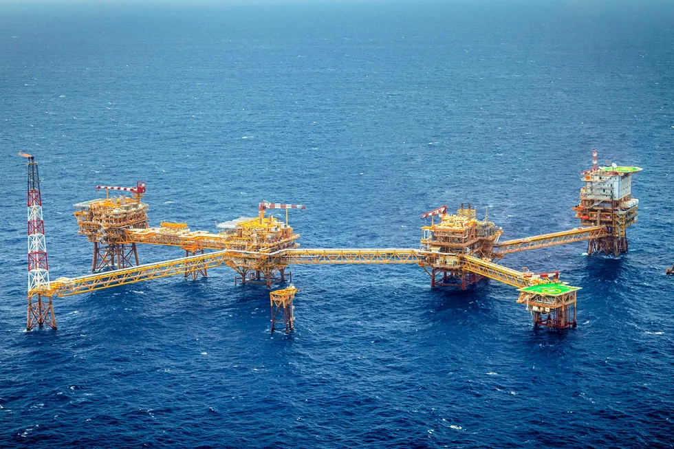 Controversy: the Yadana gas field offshore Myanmar.
