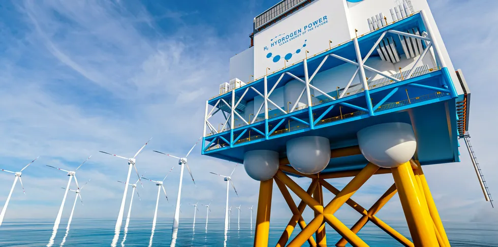 Offshore wind offers big potential for H2 production.