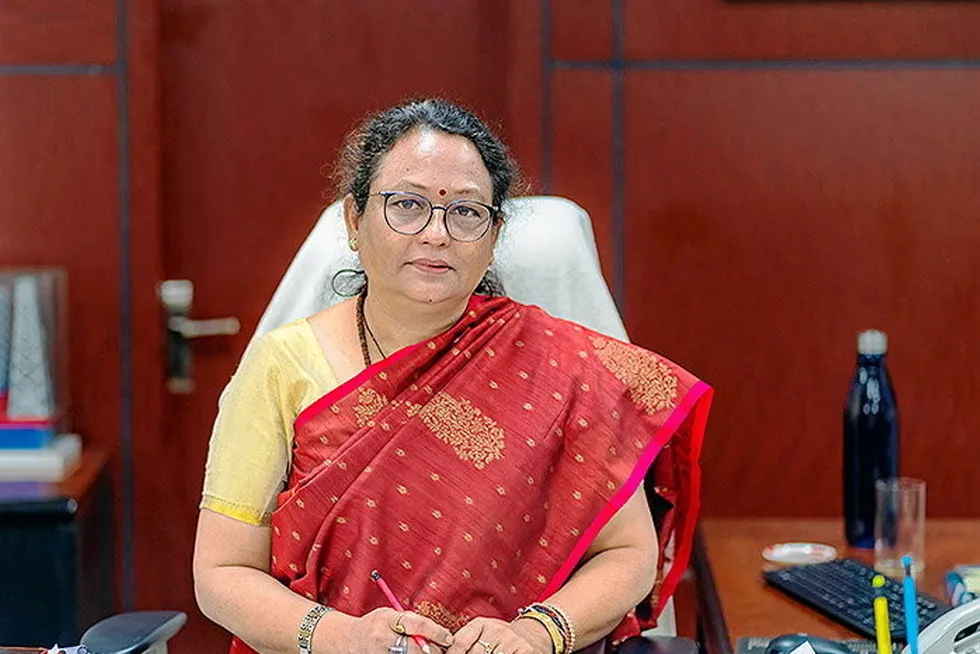 Drilling awards: ONGC exploration director Sushma Rawat.
