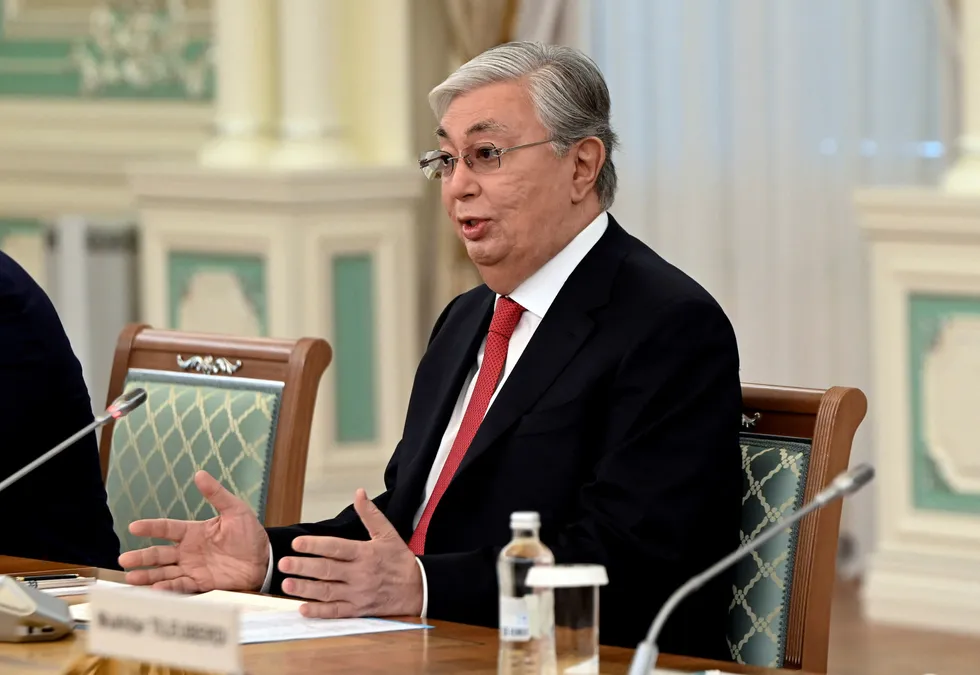 Attention: Kazakhstan President Kassym-Jomart Tokayev.