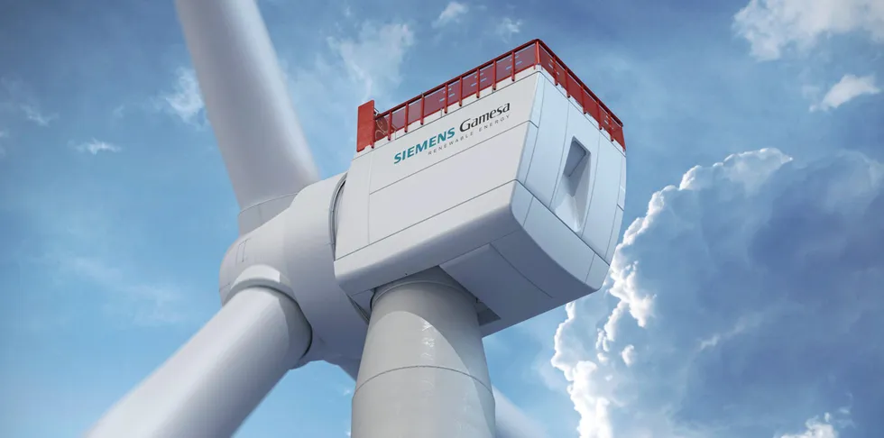 The project will use the Siemens Gamesa 14MW SG14-222DD.