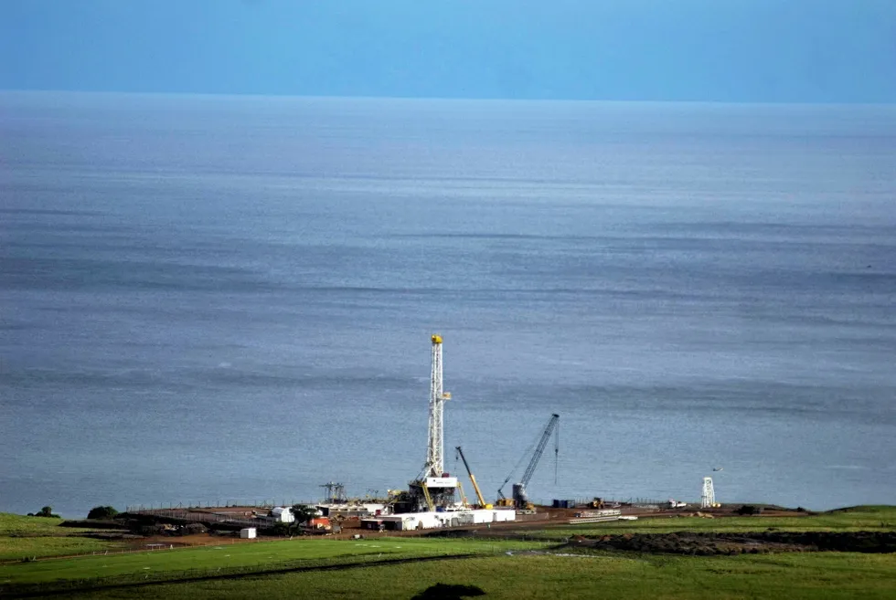 Reach: previous drilling work on the shores of Lake Albert, Uganda