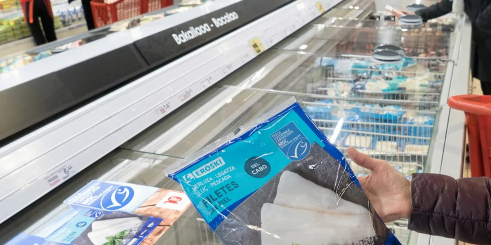 Spain was described as having a "large existing whitefish and surimi market with growth potential from cod or hake substitution."