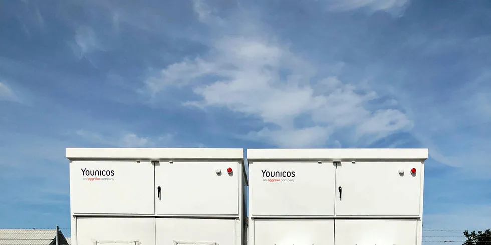 The Batwind battery storage system.
