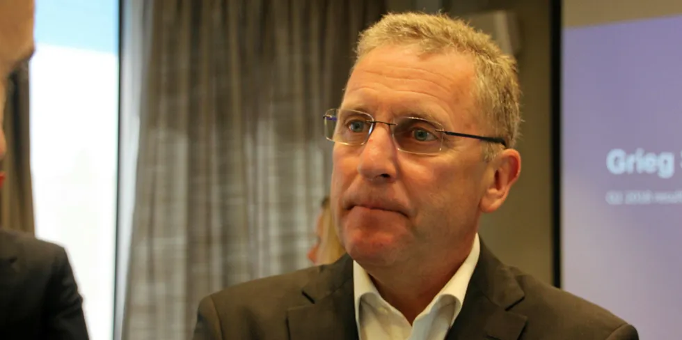 Grieg Seafood CEO Andreas Kvame.