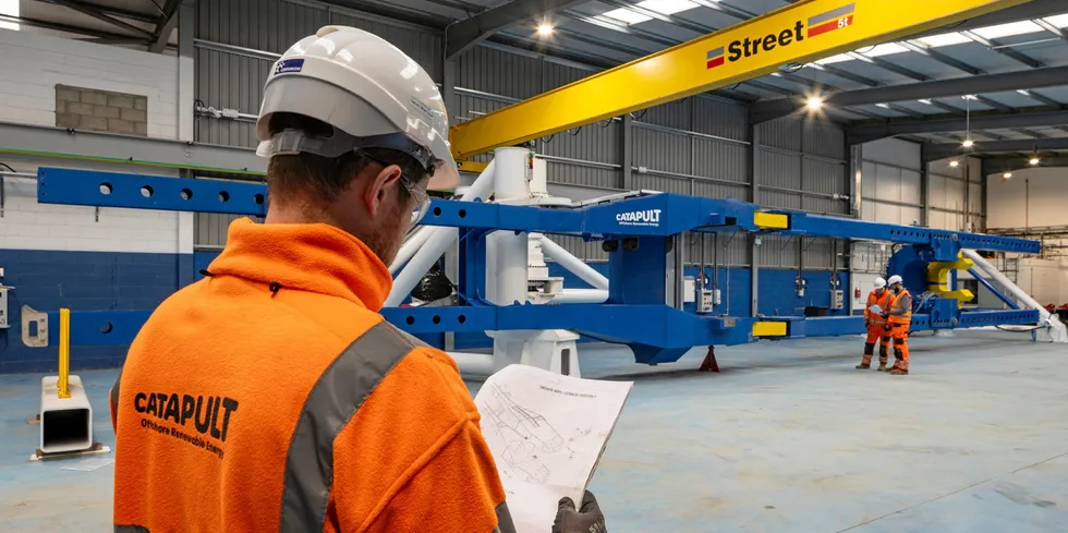 A picture from the new centre, located in the heart of Aberdeen’s Energy Transition Zone