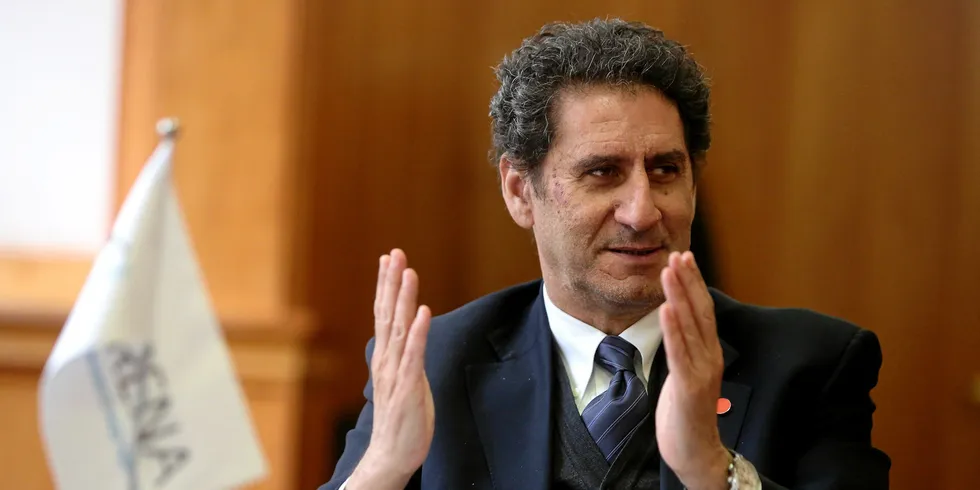 Irena director general Francesco La Camera
