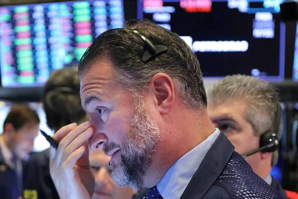 Oil price: Brent crude futures settled at $58.89 a barrel, a 36-cent loss