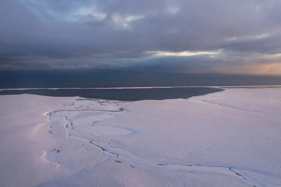 The coastal plain of the Arctic National Wildlife Refuge, near Kaktovik, Alaska.