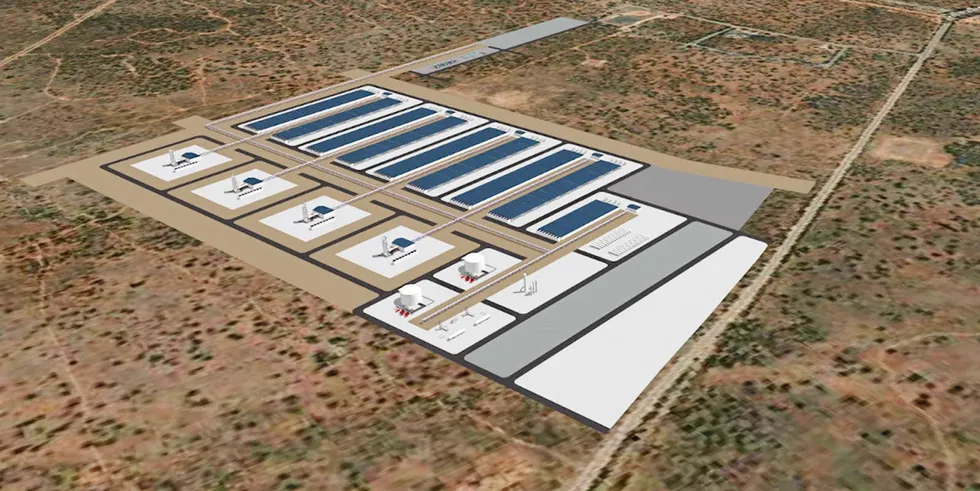 Image of future hydrogen site of H2U in South Australia that could supply green hydrogen to Germany