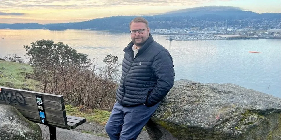 Shawn Oliver at Sugiyo USA in Anacortes, Washington.