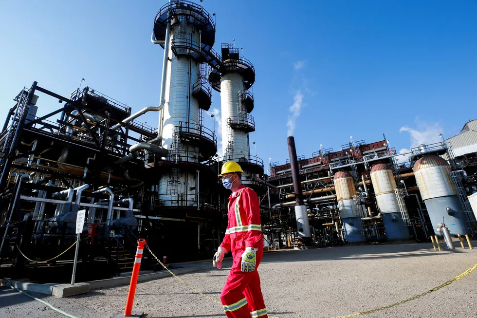 Up and running: Shell’s Quest carbon capture and storage facility in Fort Saskatchewan, Alberta, Canada.