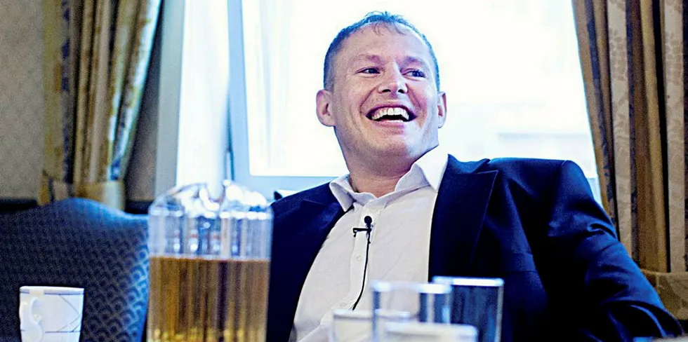 Mowi CEO Ivan Vindheim saw his company's shares recover on the Oslo Stock Exchange, along with other major salmon farming companies after a coronavirus panic tanked global markets on March 12, 2020.