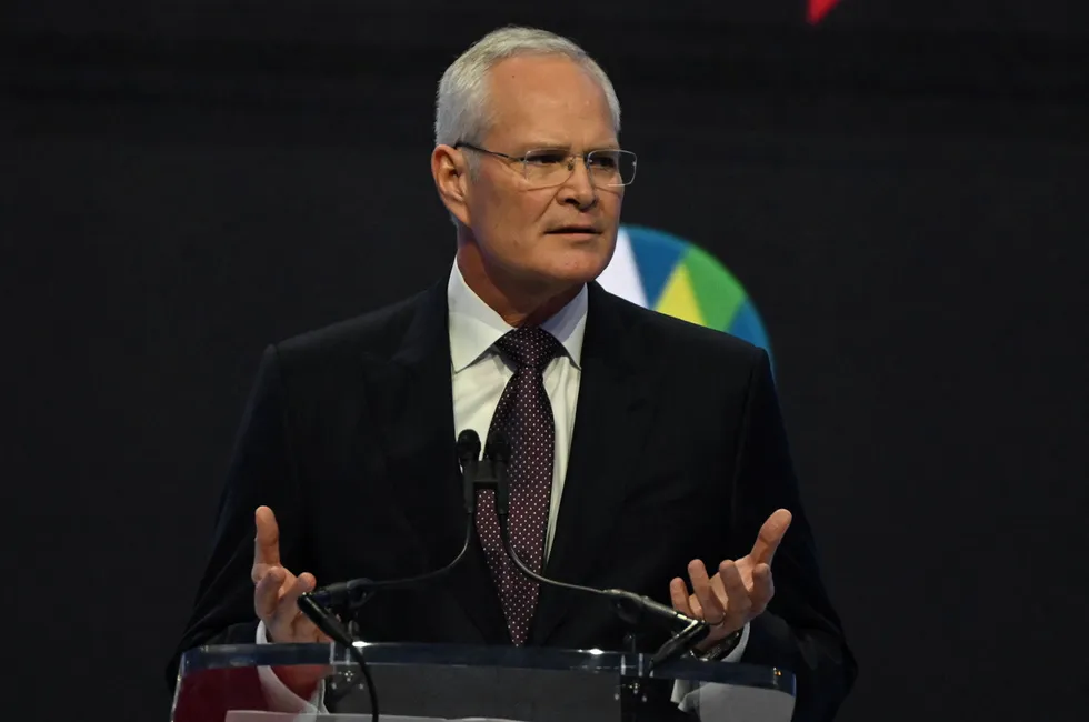 ExxonMobil chief executive Darren Woods
