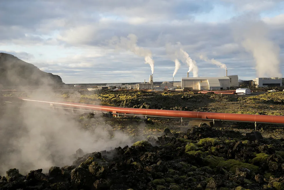 Industry potential: the geothermal energy company HS Orka in Reykjanes, Iceland