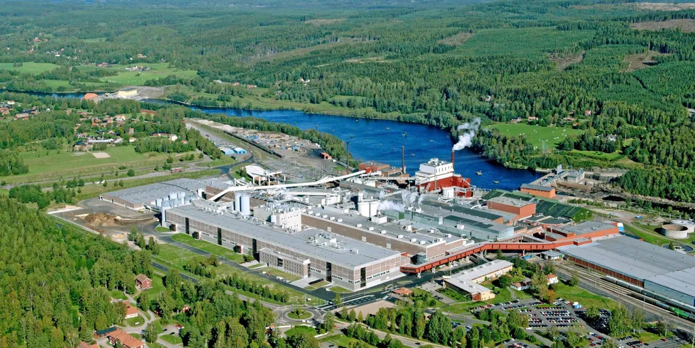 Kvarnsveden mill at Borlänge in central Sweden