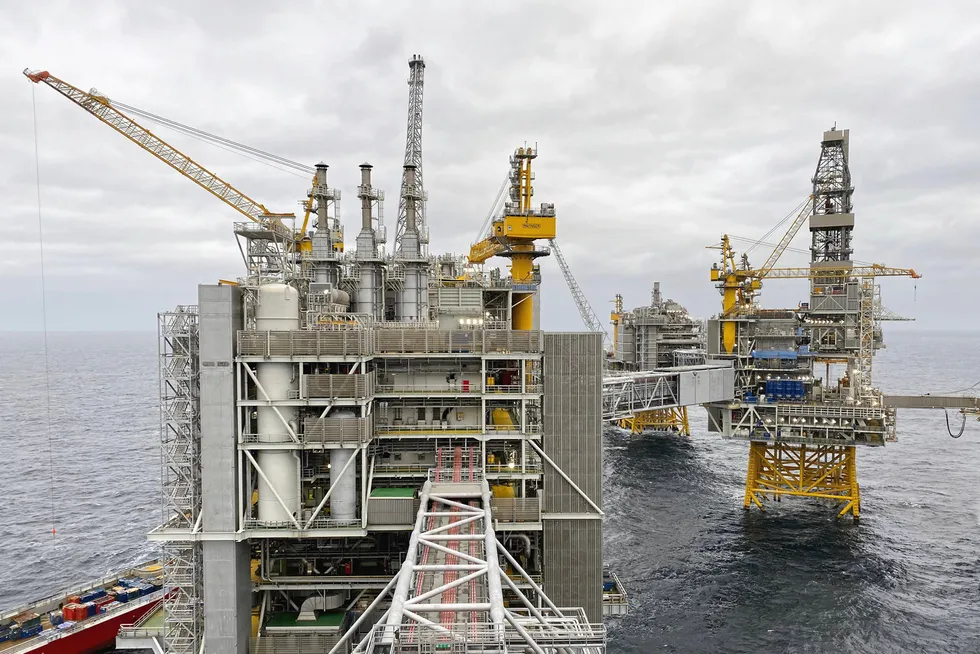 Booming: Equinor's huge Johan Sverdrup field is leading Norway towards record production