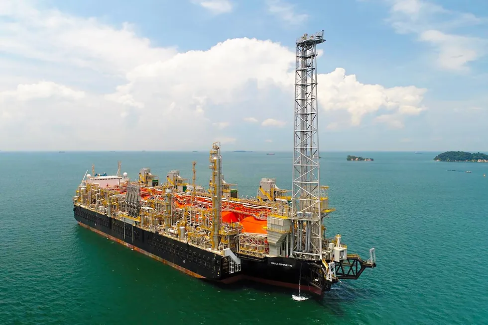 Golar LNG's Hilli Episeyo floating liquefied natural gas (FLNG) vessel.