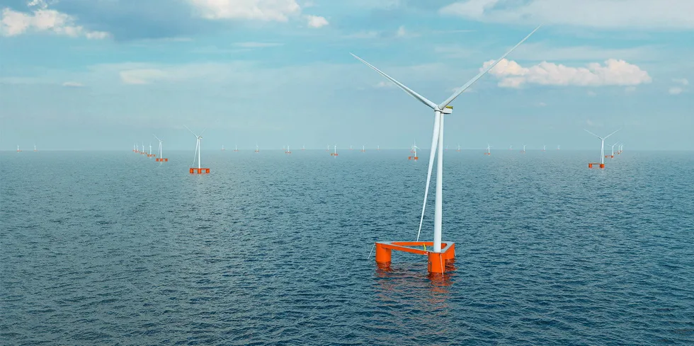 . Equinor Firefly floating wind.