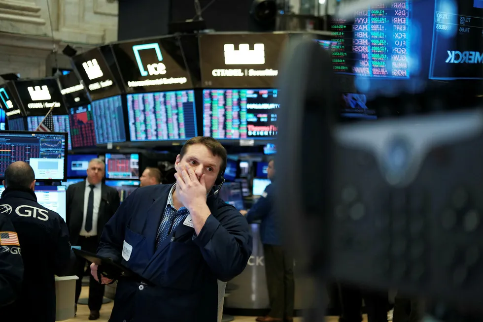 Assessing the impact: prices eased after an early rally on Thursday as investors assess the impact of economic stimulus by central banks