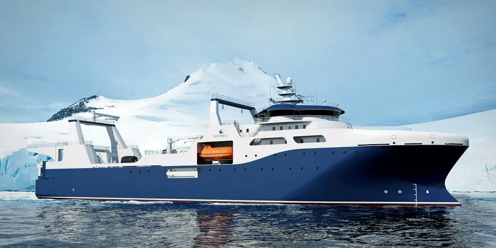 The vessel is due to start fishing in the waters at Antarctica 2019.
