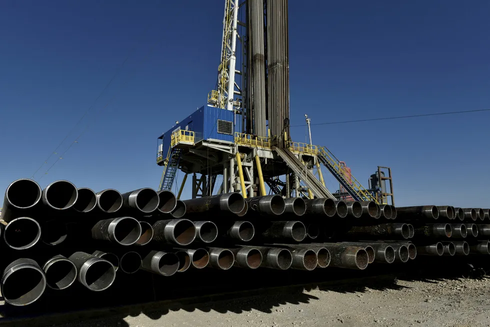 Rig count: overall grew by nine for a total of 296