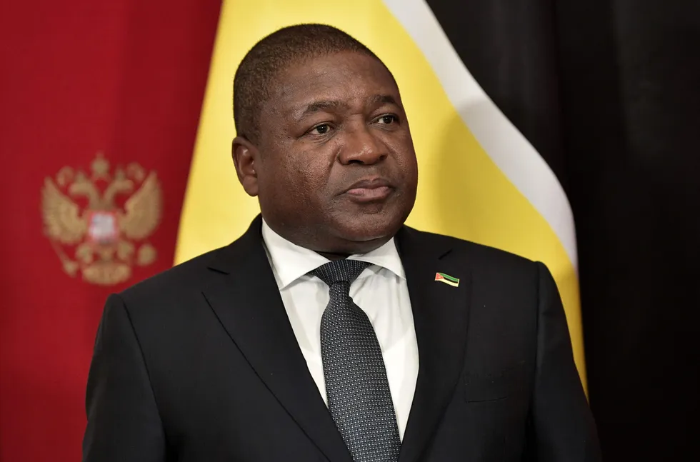 Under pressure: Mozambique's President Filipe Nyusi has tough decisions to take to address insurgency in Cabo Delgado and regain investor confidence