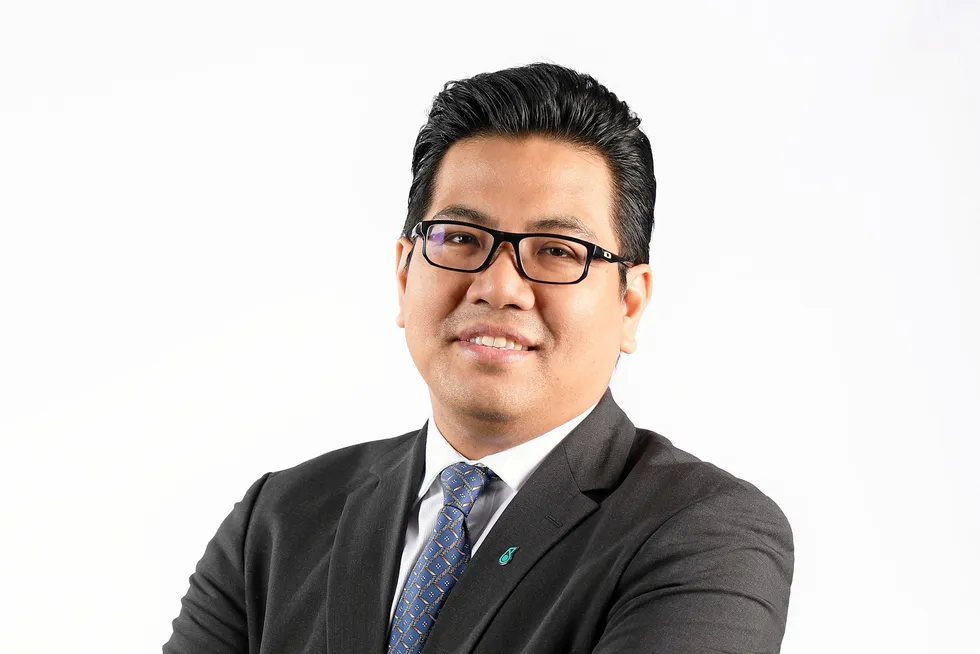 Positive outlook: Petronas chief executive Tengku Muhammad Taufik.