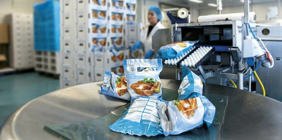 Platvis's products at is factory in Edam, Netherlands.