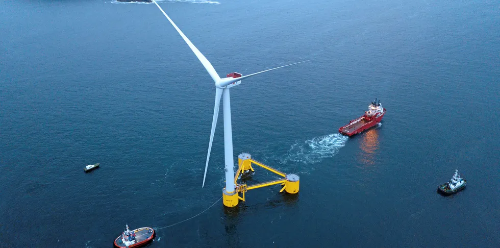 WindFloat Atlantic flagship begins tow-out to site in Portuguese Atlantic