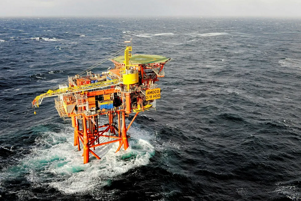 Redevelopment: the original unmanned platform at Hod