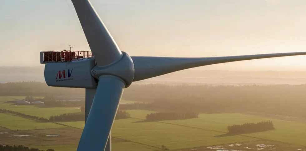 MHI Vestas' V174-9.5MW prototype at Osterild, Denmark