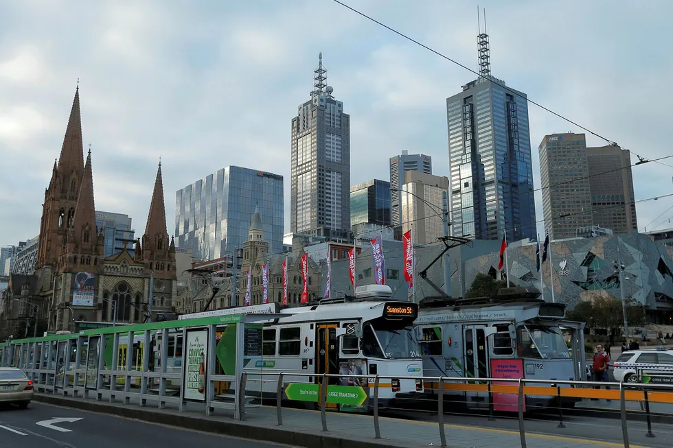 Moratorium: Victoria's capital city, Melbourne