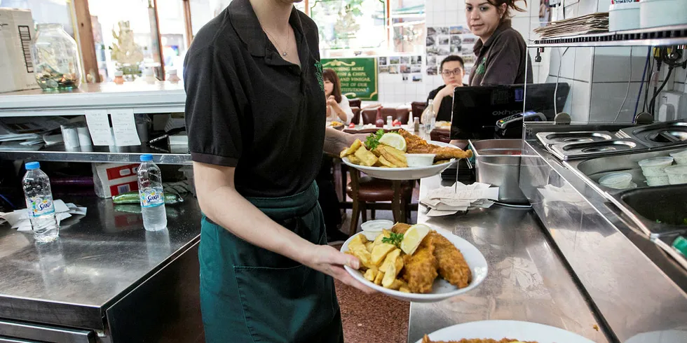 Whitefish suppliers are waiting to see how quickly customers will come back to tables.