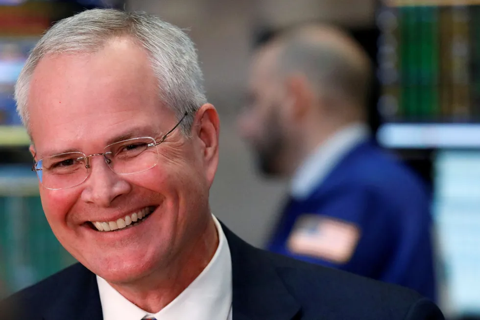 Big numbers: ExxonMobil chief executive Darren Woods