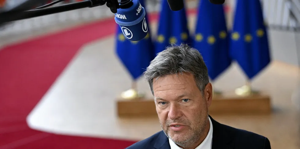 Germany's Robert Habeck says move will "massively accelerate the expansion of solar and wind power".