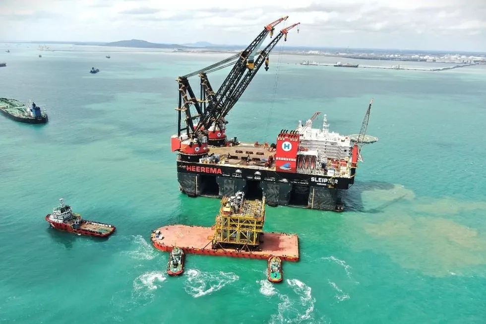 Ichthys LNG booster compressor module (BCM) departed McDermott's fabrication yard in Batam, Indonesia.