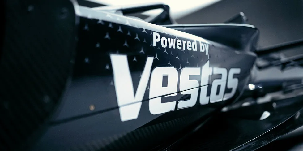 Powered by Vestas Formula E Mercedes Benz.