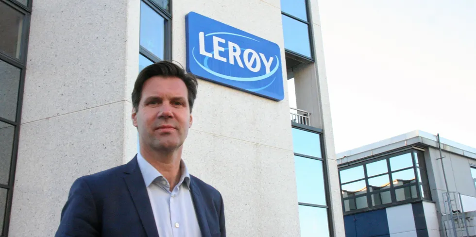 Leroy Seafood Group CEO Henning Beltestad.