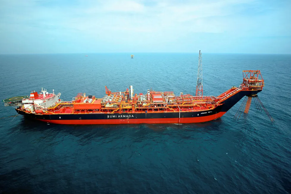 Output: the Armada TGT 1 FPSO at the Te Giac Trang field off Vietnam