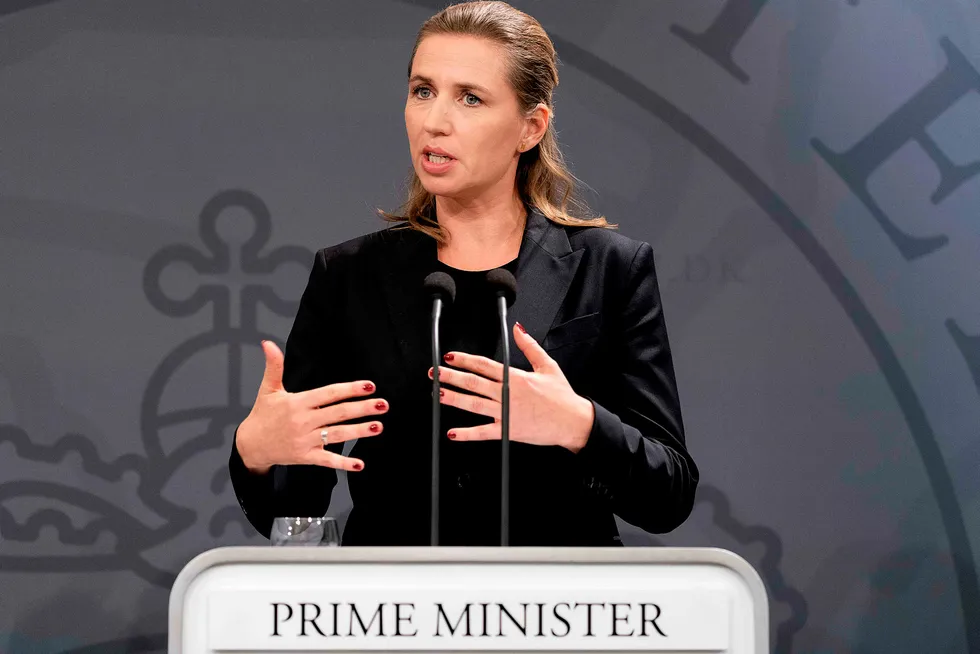Denmark's Prime Minister Mette Frederiksen