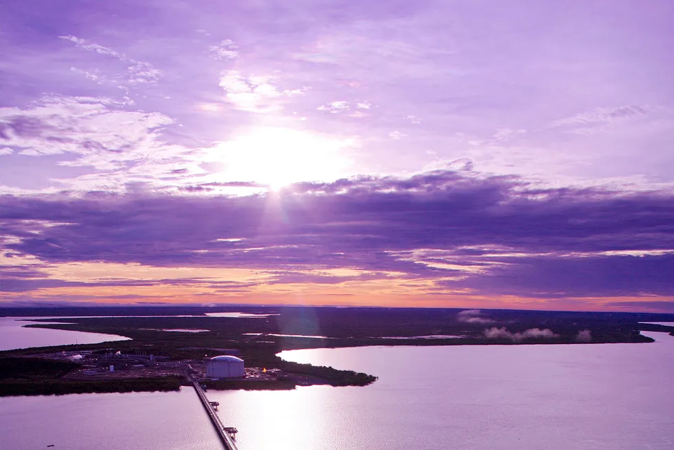 Potential expansion: Eni and Santos both hold stakes in the Darwin LNG facility in northern Australia